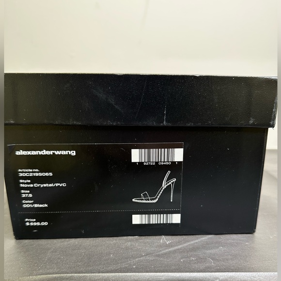 Alexander Wang Black suede heels with Crystal ball embellishments size 38 - Picture 8 of 14